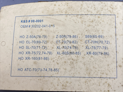 NEW GENUINE K&S 08-0001 IGNITION CONTACT POINTS REPLACES 30202-041-015