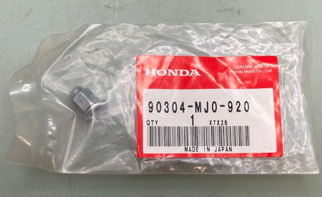 QTY 2 Honda 90304-MJ0-920 CAP NUT New Genuine