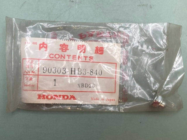 Honda 90303-HB3-840 Nut (6Mm) New Genuine