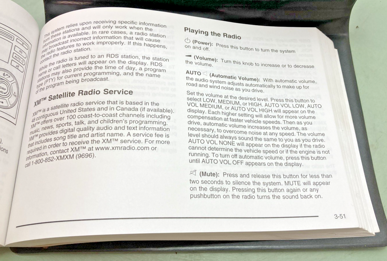 New Genuine Pontiac Torrent Owner's Manual 2006