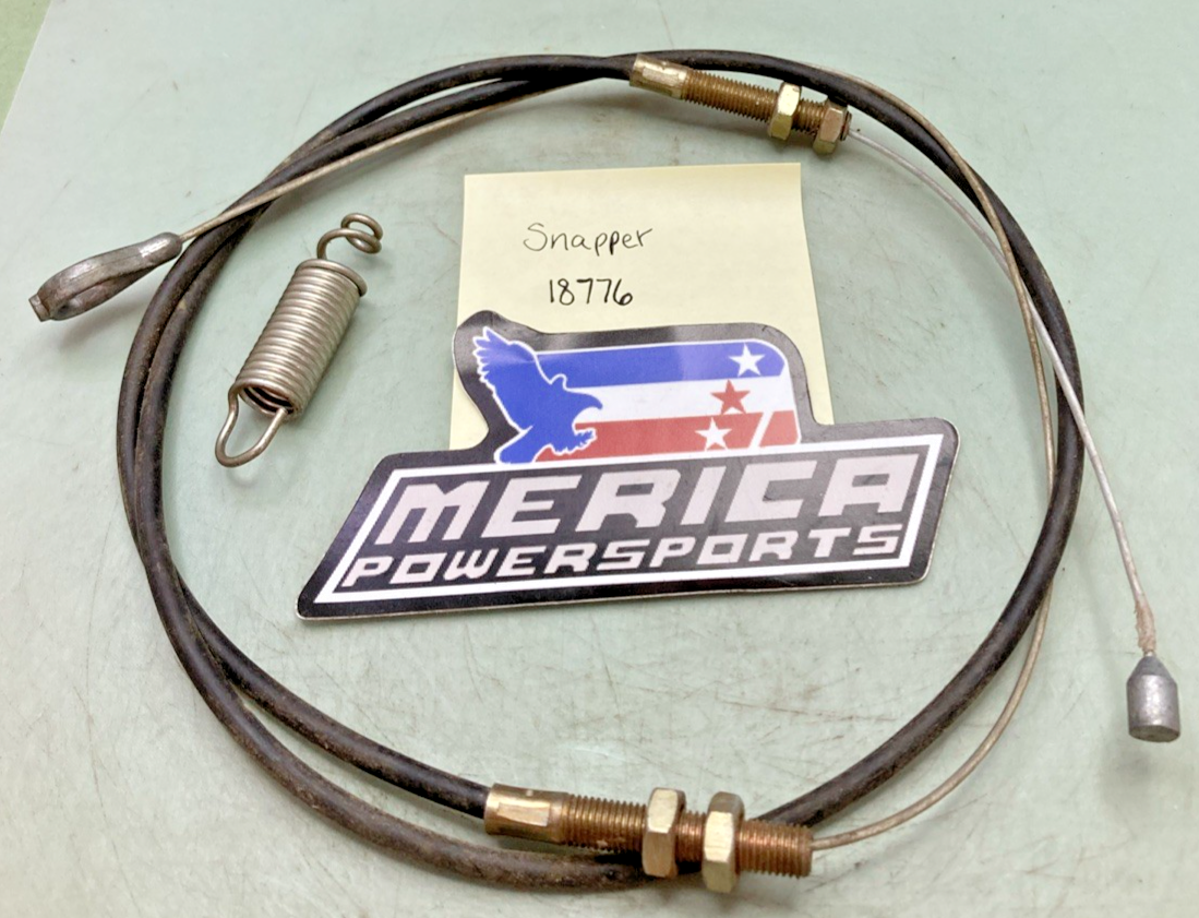 New Replaces Snapper 18776 Control Cable and Spring