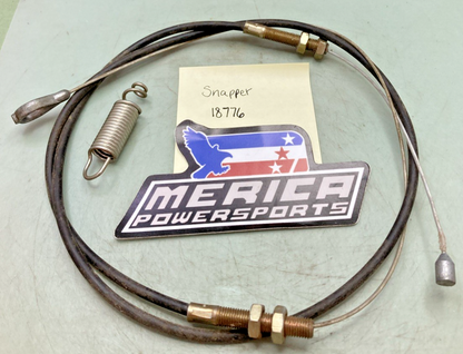 New Replaces Snapper 18776 Control Cable and Spring