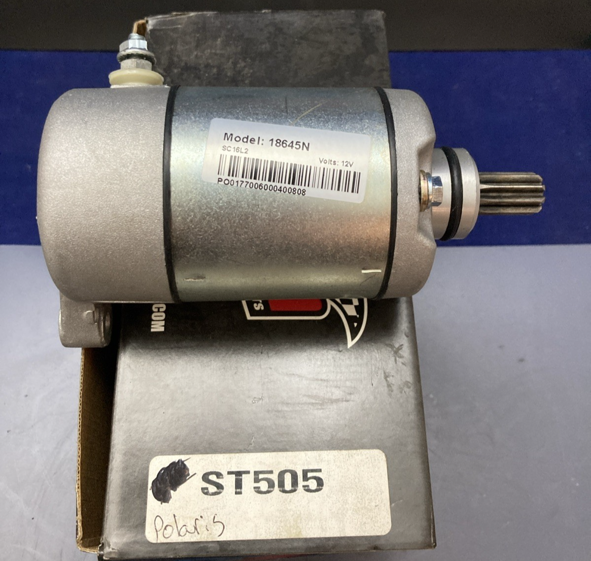 NEW GENUINE WIDE OPEN ST505 STARTER MOTOR REPLACES POLARIS 3084981, 3090188