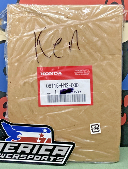 New Genuine Honda 06115-HN2-000 Gasket Sheet Kit