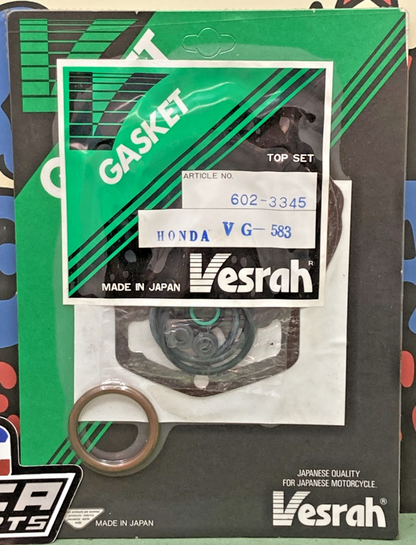 New Genuine Vesrah VG-583 Top End Gasket Kit 602-3345