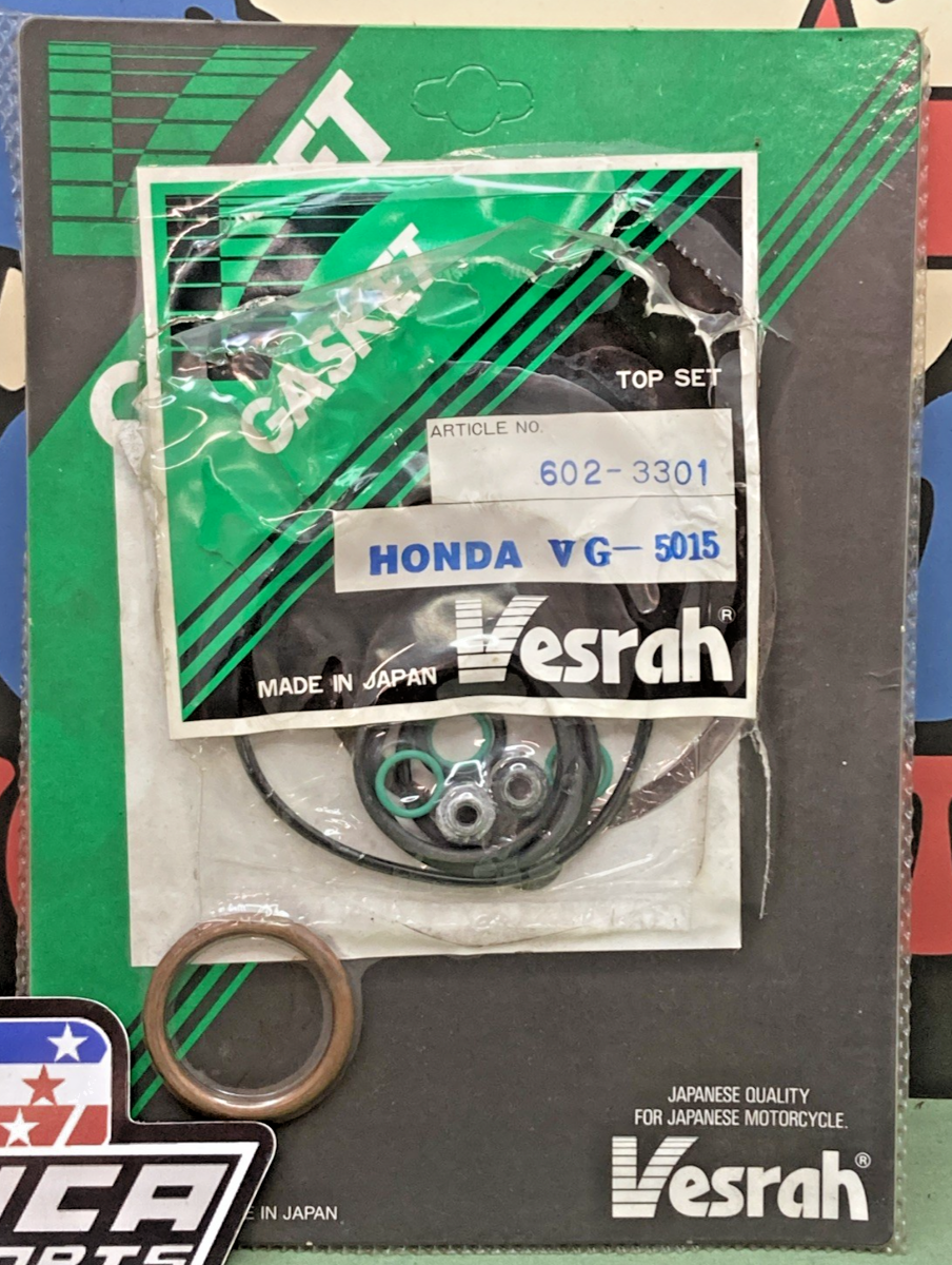 New Genuine Vesrah VG-5015 Top End Gasket Kit 602-3301 Incomplete Kit