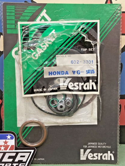 New Genuine Vesrah VG-5015 Top End Gasket Kit 602-3301 Incomplete Kit