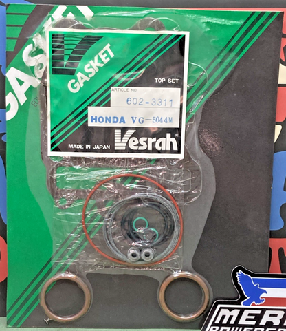 New Genuine Vesrah VG-5044M Top End Gasket Kit 602-3311 Incomplete Kit