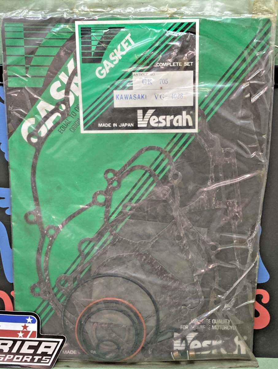 New Genuine Vesrah VG-4028 Top End Gasket Kit GK-705 Incomplete Kit