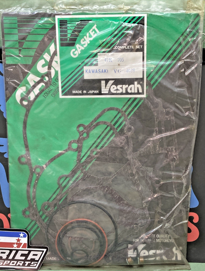 New Genuine Vesrah VG-4028 Top End Gasket Kit GK-705 Incomplete Kit