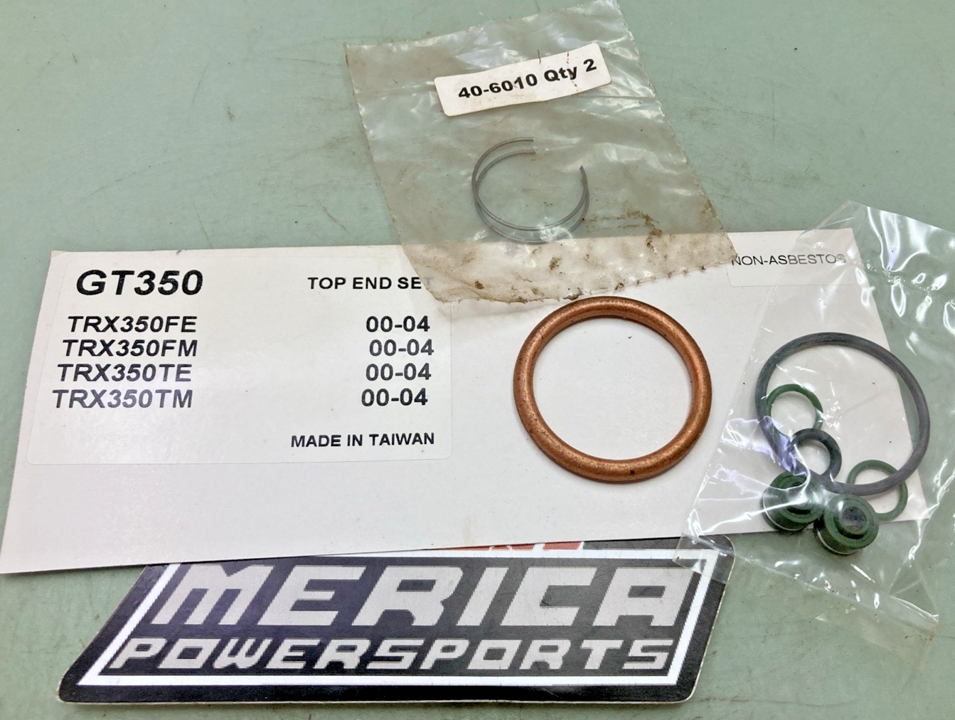New Genuine J&M ATV GT350 Top End Gasket Kit Incomplete Kit