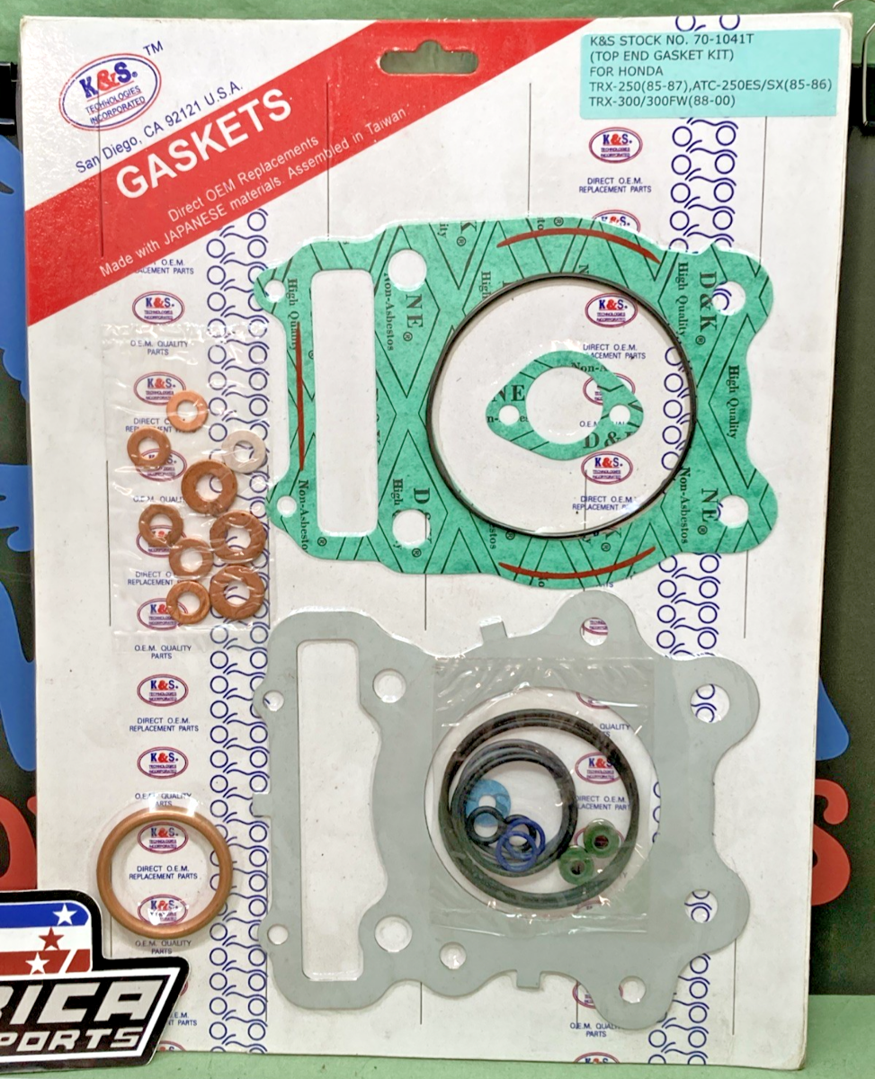 New Genuine K&S 70-1041T Top End Gasket Kit