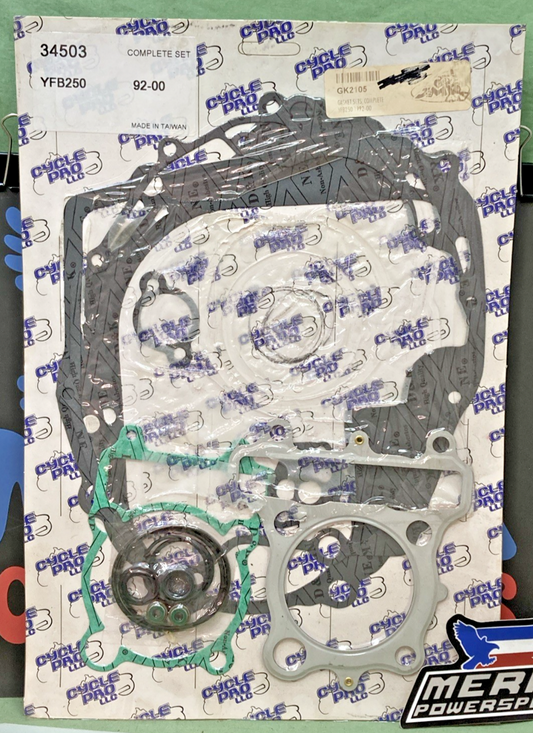 New Genuine J&M ATV GK2105 Gasket Kit Incomplete Kit