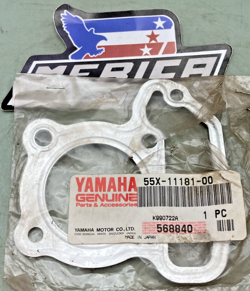 New Genuine Yamaha 55X-11181-00 Cylinder Head Gasket