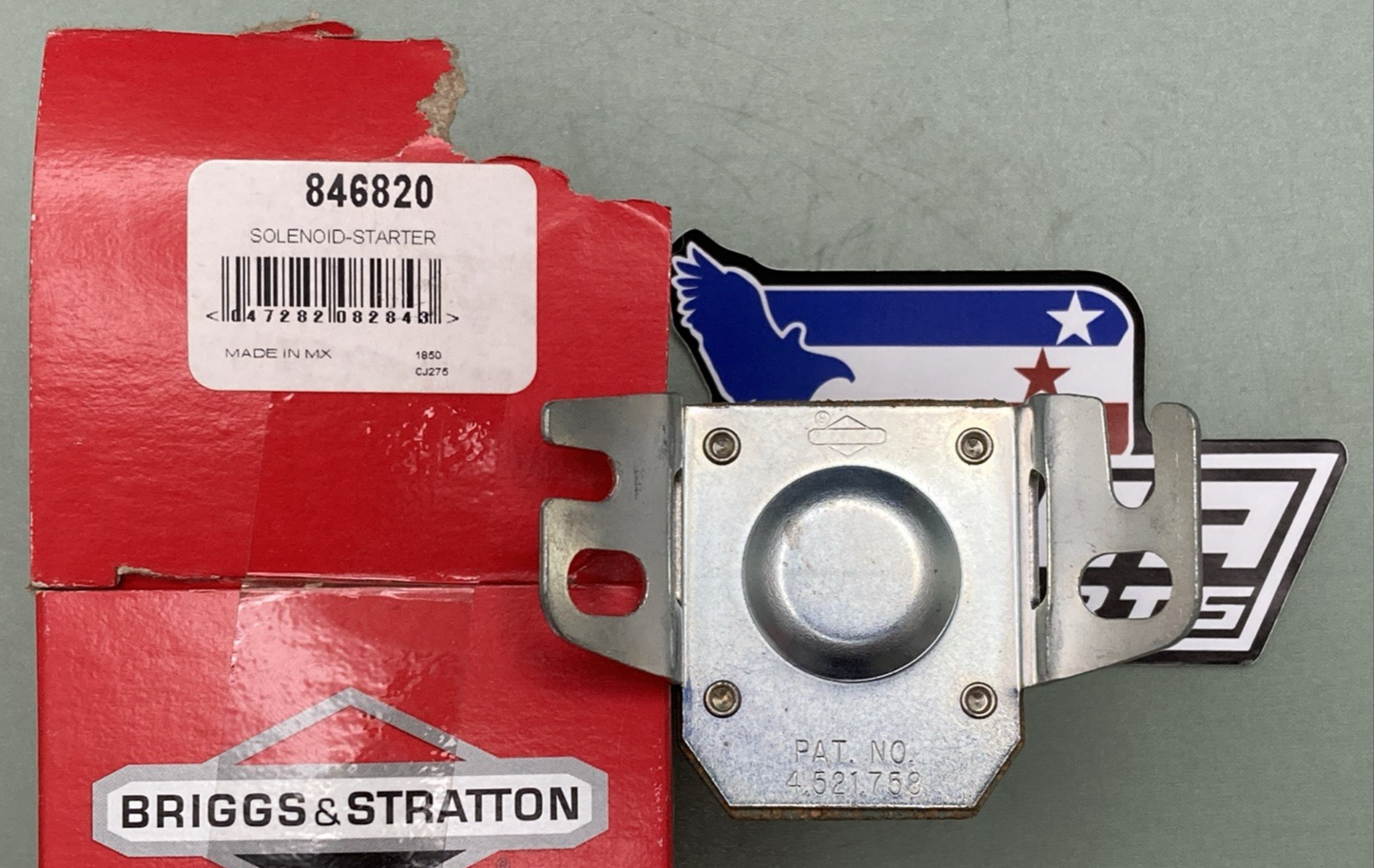 New Genuine Briggs & Stratton 846820 Solenoid - Starter
