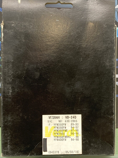 QTY 2 New Genuine Vesrah VB-240 Brake Shoe Set