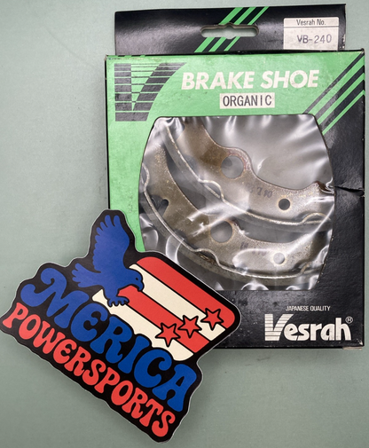 QTY 2 New Genuine Vesrah VB-240 Brake Shoe Set