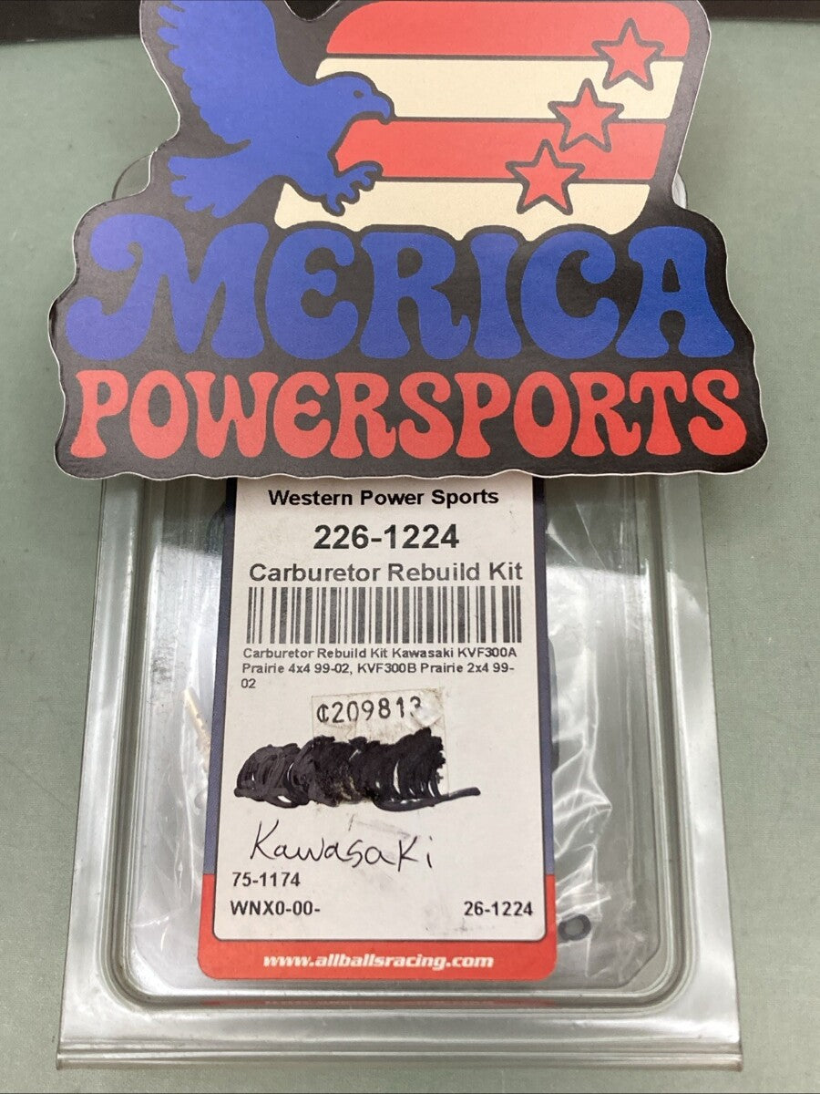 New Genuine All Balls 226-1224 Carburetor Rebuild Kit