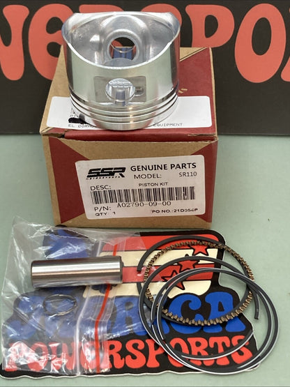 New Genuine SSR A02790-09-00 Piston Kit SR110