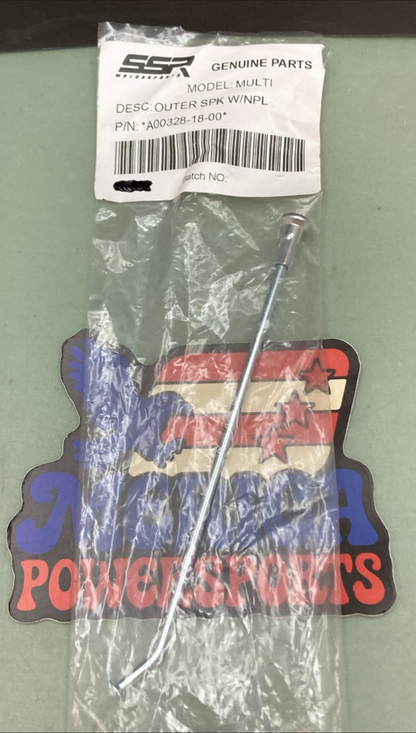 New Genuine SSR A00328-18-00 Outer SPK W/NPL