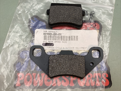 New Replaces SSR A0469-04-00 Rear Brake Pad Set