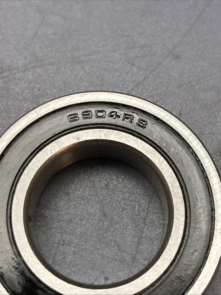 QTY 2 NEW 6904-RS RUBBER SEALED BEARING 20X37X9MM