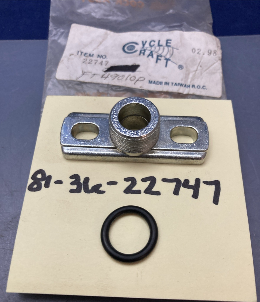 NEW GENUINE CYCLE CRAFT 81-36-22747 ATV Plastic Fuel Tank Gas Flange Mount 18mm