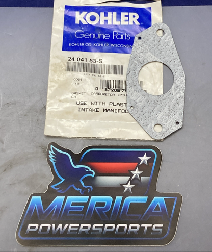 QTY 2 NEW GENUINE KOHLER 24 041 53-S INTAKE MANIFOLD GASKET