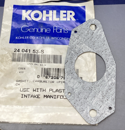 QTY 2 NEW GENUINE KOHLER 24 041 53-S INTAKE MANIFOLD GASKET