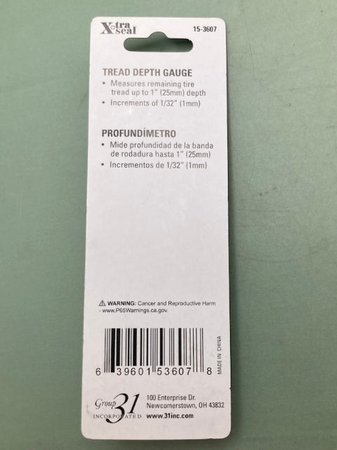 QTY 2 Xtra Seal 15-3607 Tread Gauge New Genuine