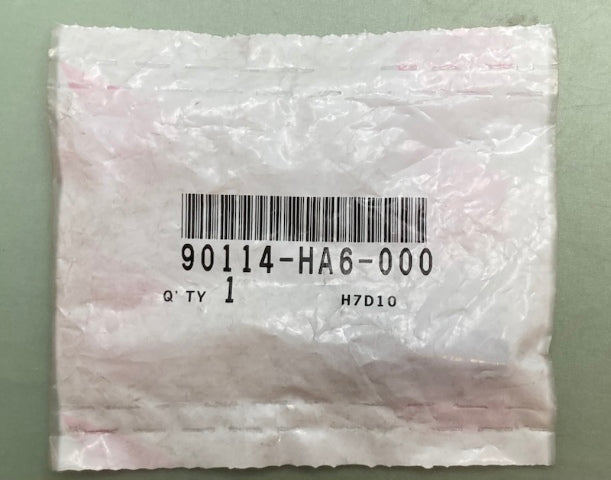 Honda 90114-HA6-000 BOLT, HANDLE LEVER PIVOT New Genuine