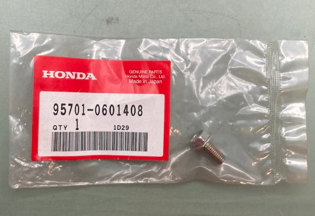 QTY 5 Honda 95701-0601408 FLANGE BOLT New Genuine
