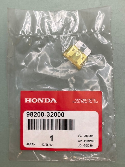 QTY 6 Honda 98200-32000 BLADE FUSE New Genuine