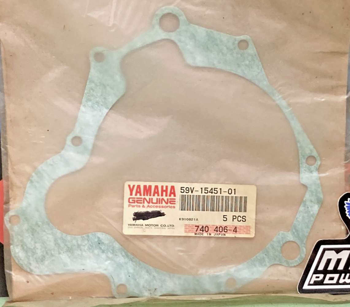 New Genuine Yamaha 59V-15451-01 Crankcase Cover Gasket