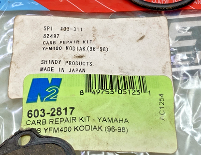 Genuine Shindy 82497 Carb Repair Kit Incomplete Kit