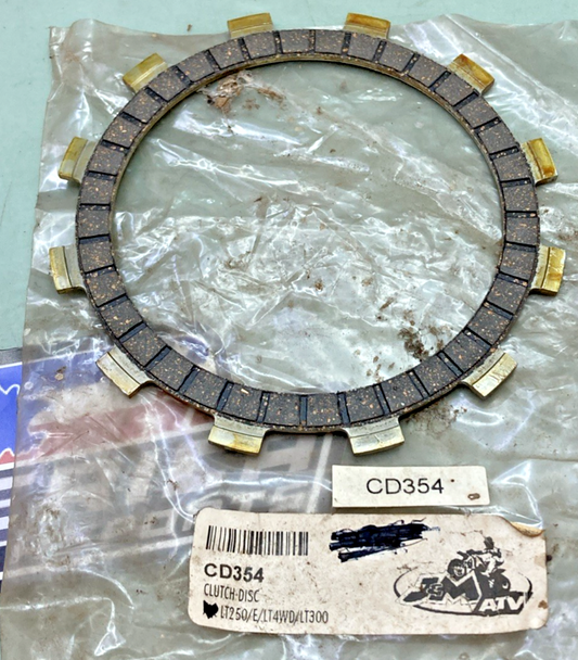 New Genuine J&M ATV CD354 Clutch Disc