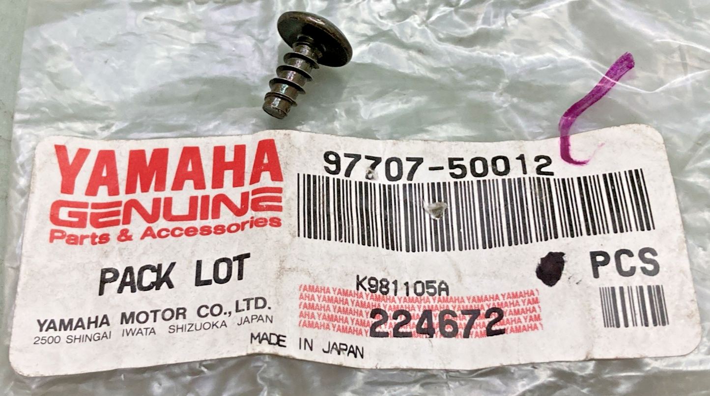 Qty 4 New Genuine Yamaha 97707-50012 Screw
