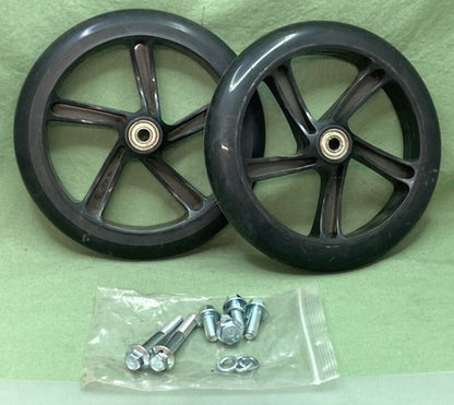 Qty 2 New Replaces Z-First 200mm Scooter Wheel 30mm Wide ABEC-7 Bearing 608ZZ