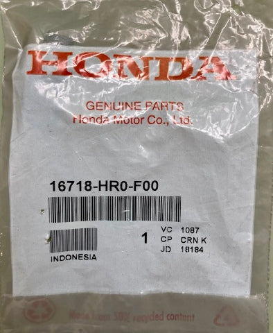 Honda 16718-HR0-F00 Damper, Connector New Genuine