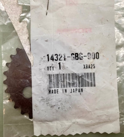 Honda 14321-GBG-900 Sprocket, Cam, (28T) New Genuine