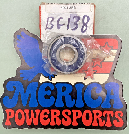 New Genuine All Balls 6201-2RS Sealed Radial Bearing