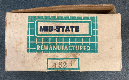 Remanufactured Mid-State 254 Rear Drum Brake Shoe Set, 152