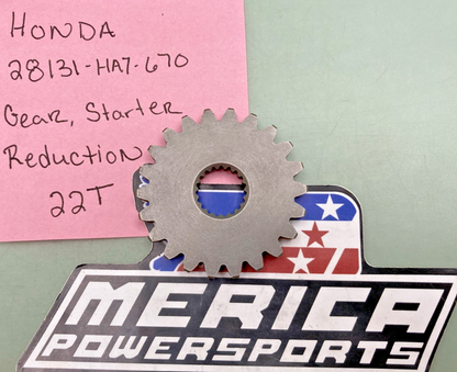 New Replaces Honda 28131-HA7-670 Gear, Starter Reduction