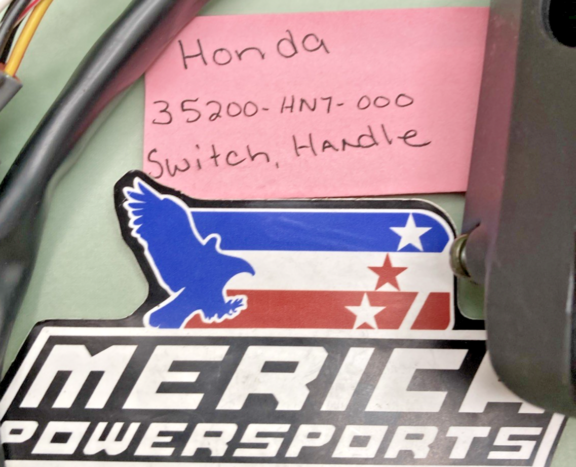 New Replaces Honda 35200-HN7-000 SWITCH, HANDLE