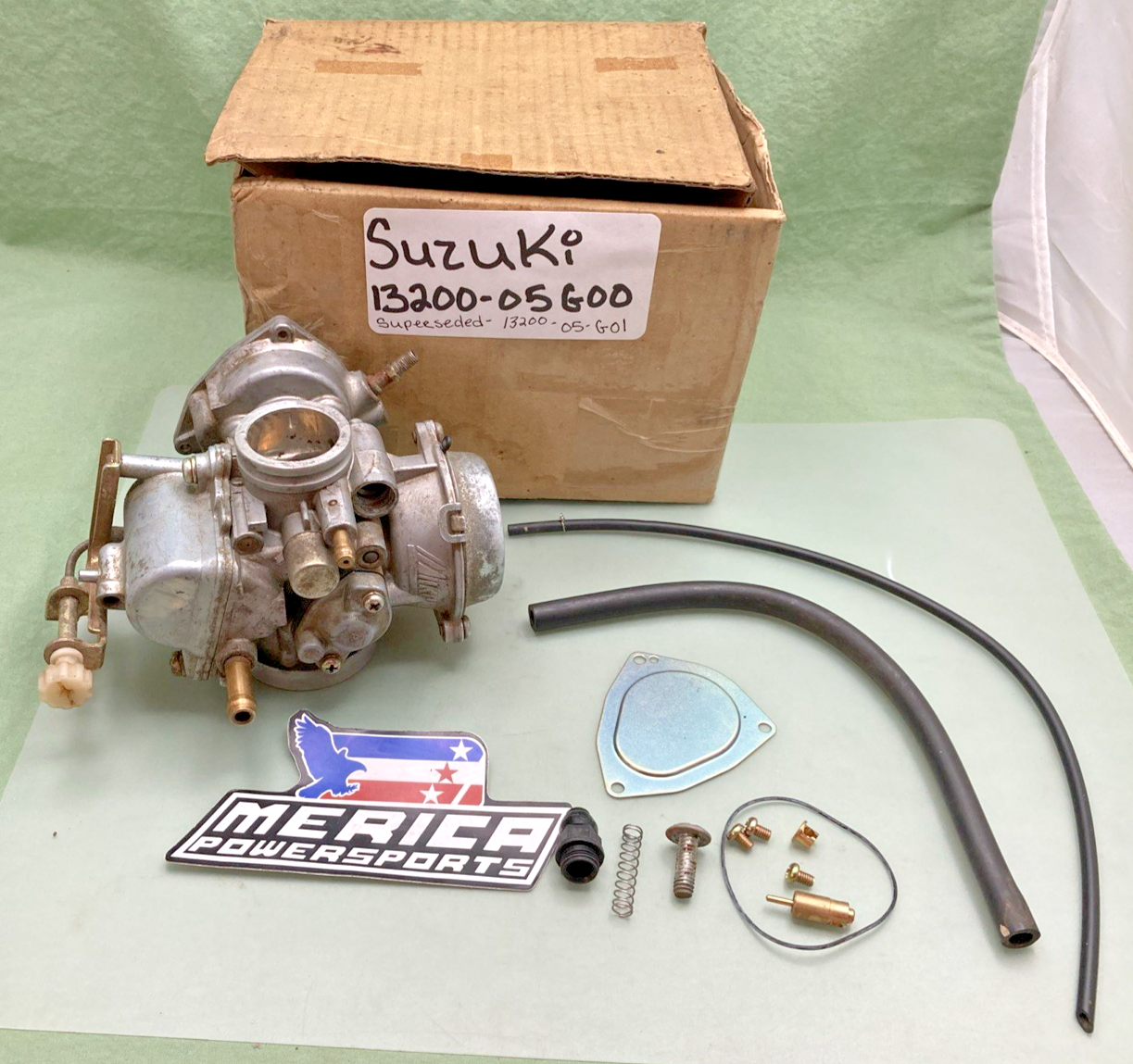 Genuine Suzuki 13200-05G01 Carburetor Assy, Superseded 13200-05-G01