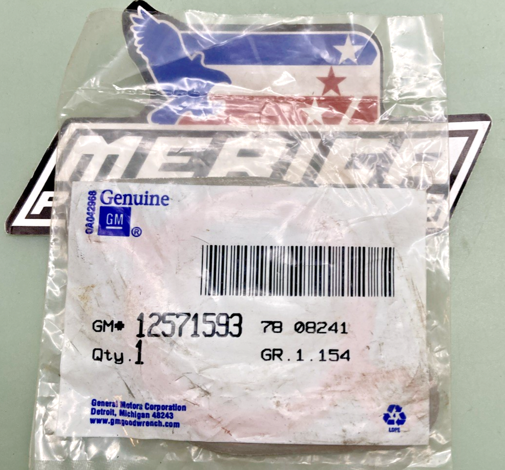 New Genuine GM 12571593 Gasket, Engine Coolant Crossover Pipe