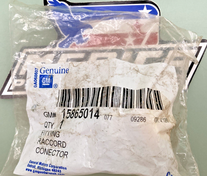 New Genuine GM 15865014 Fitting, Trans Fluid Cooler Outlet Hose