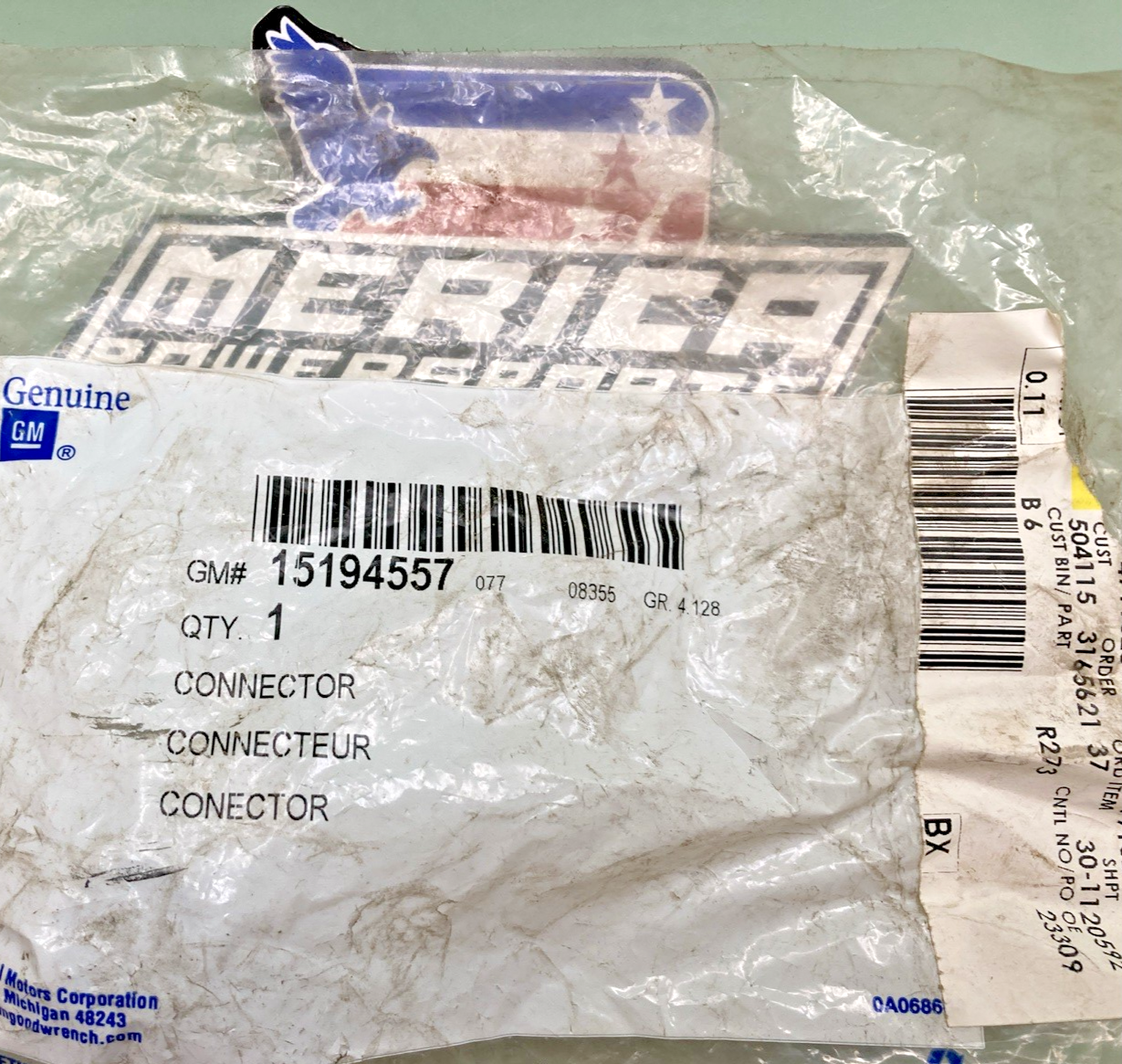 New Genuine GM 15194557 Connector Assembly, Trans Fluid Cooler Pipe
