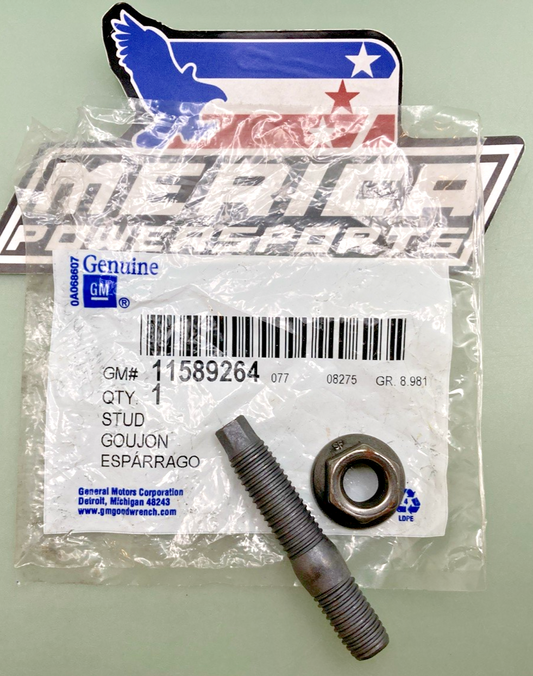 New Genuine GM 11589264 Stud, Exhaust Pipe