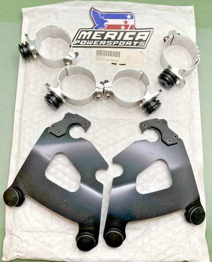 New Replaces Memphis Shades 2320-0126 Black Cafe Fairing Mounting Kit
